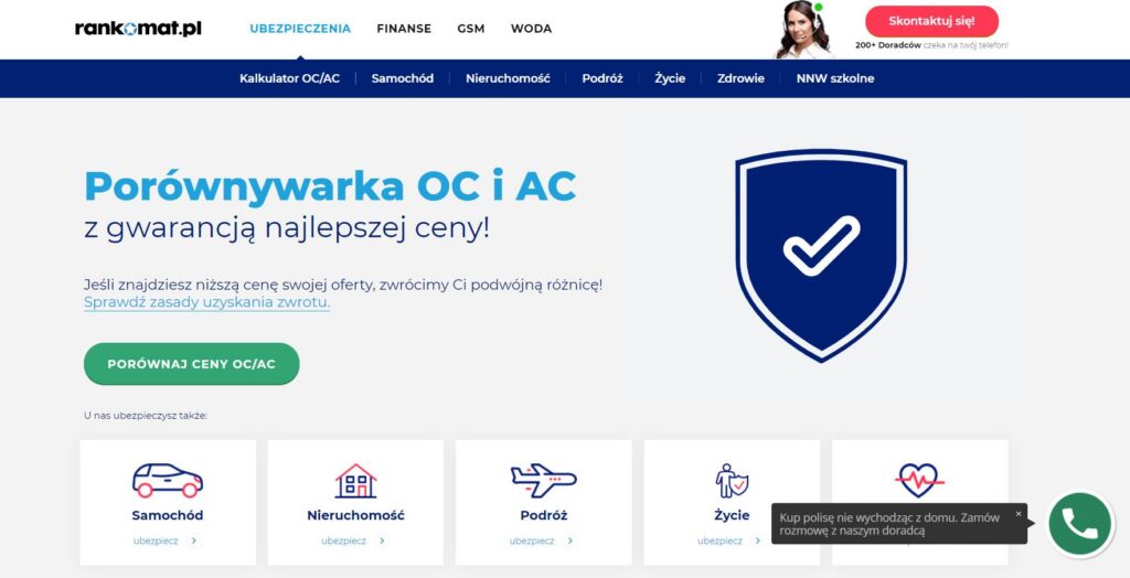 rankomat - porównywarka ubezpieczeń